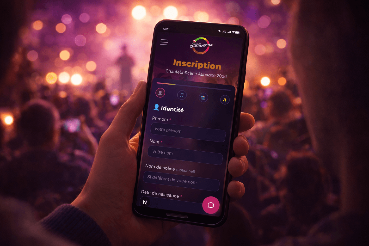 S'inscrire au concours